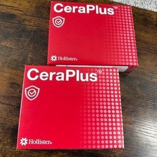 Ostomy Skin Barrier Hollister Ceraplus 11204 New Image 2Piece 70mm 2Boxes 10ct